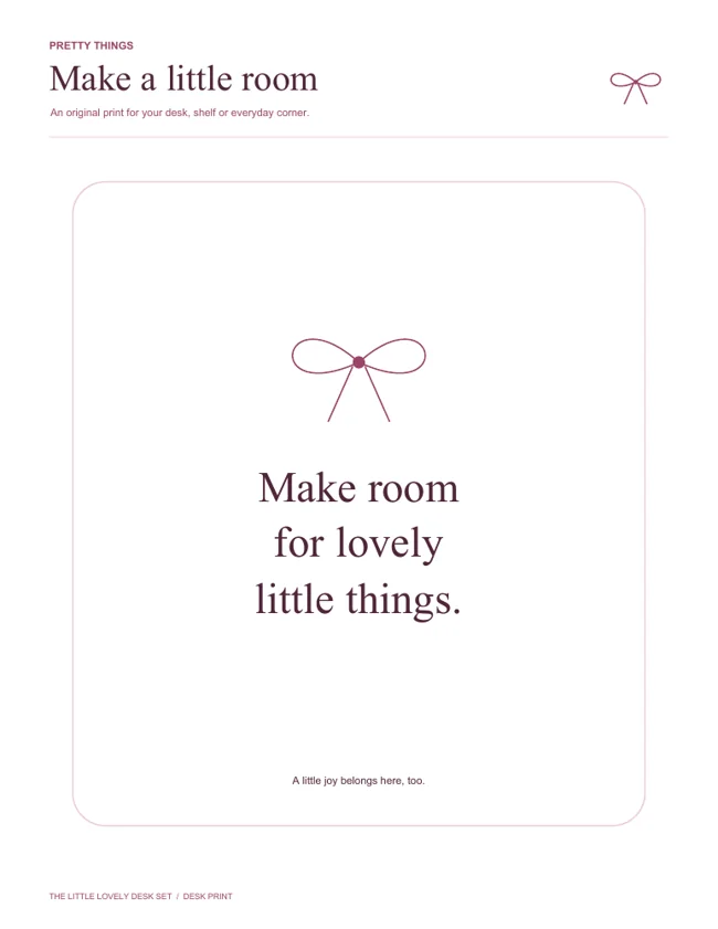 Actual Desk Set printable 3